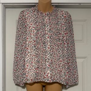 Elegant Floral Women's Blouse